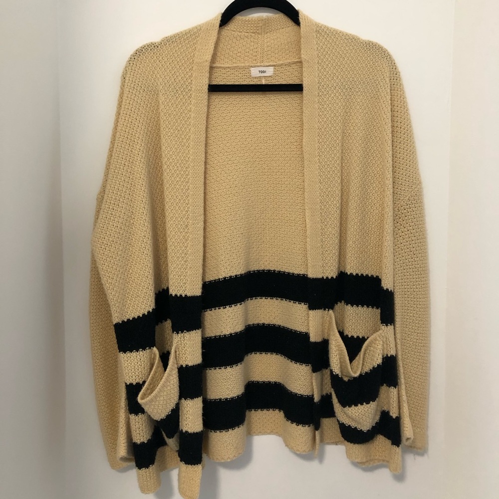 Stripped Cardigan